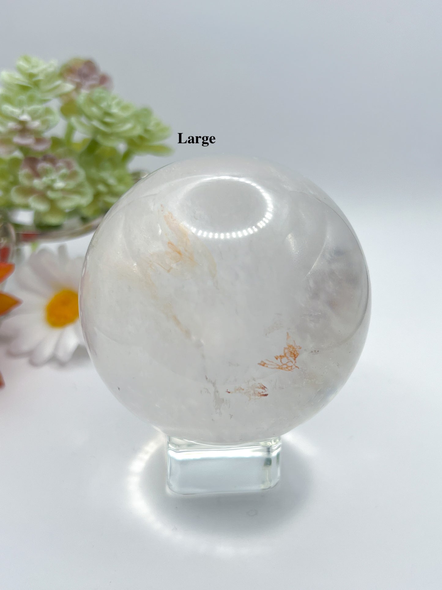 Clear Quartz Sphere - Crystal Love Treasures