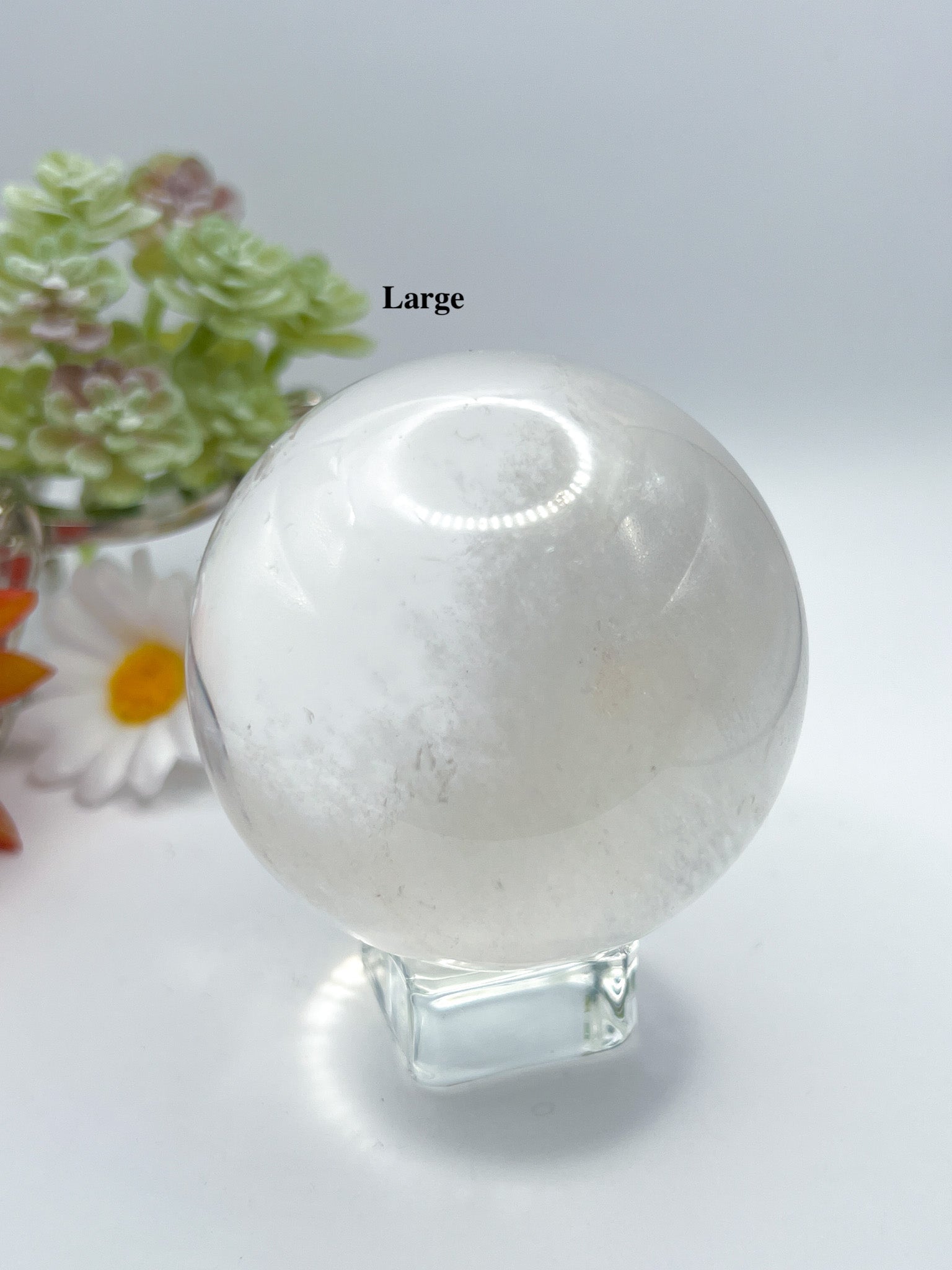 Clear Quartz Sphere - Crystal Love Treasures