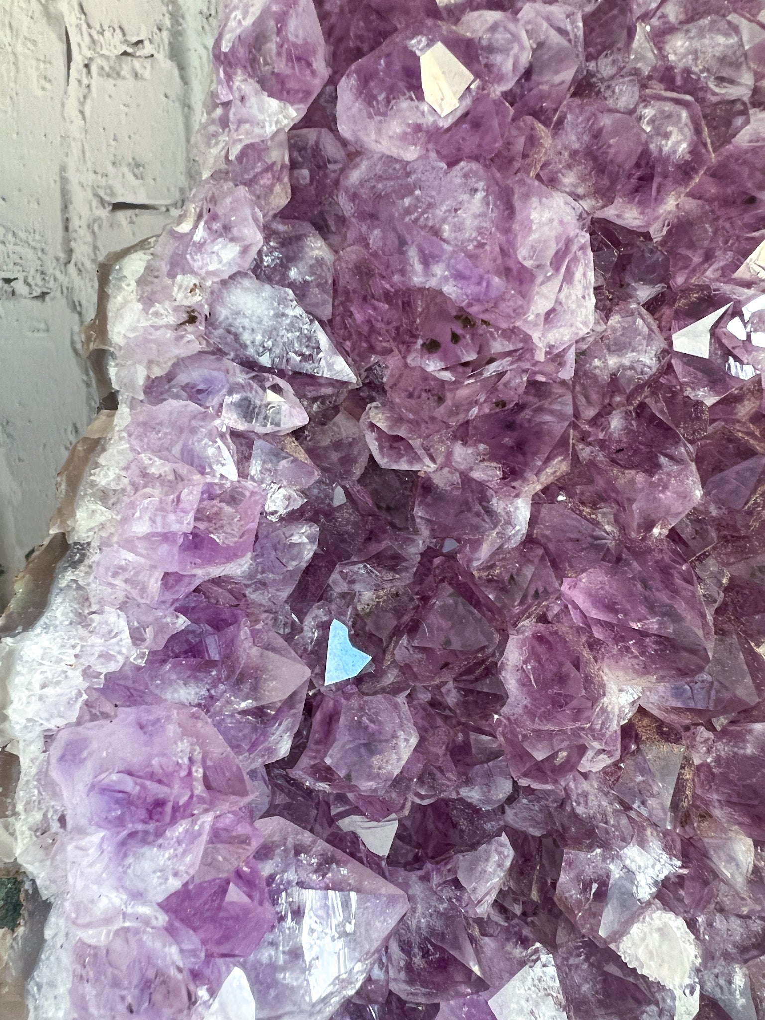 Raw Amethyst with Custom Stand - Crystal Love Treasures