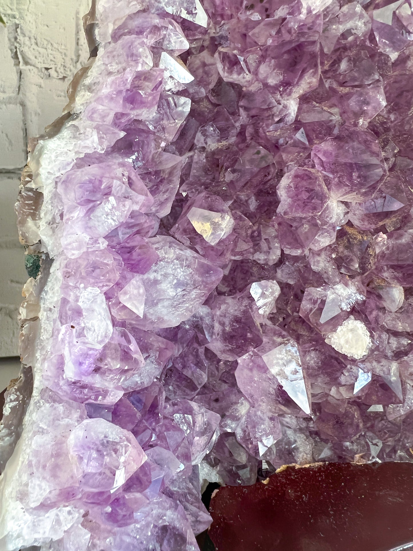 Raw Amethyst with Custom Stand - Crystal Love Treasures