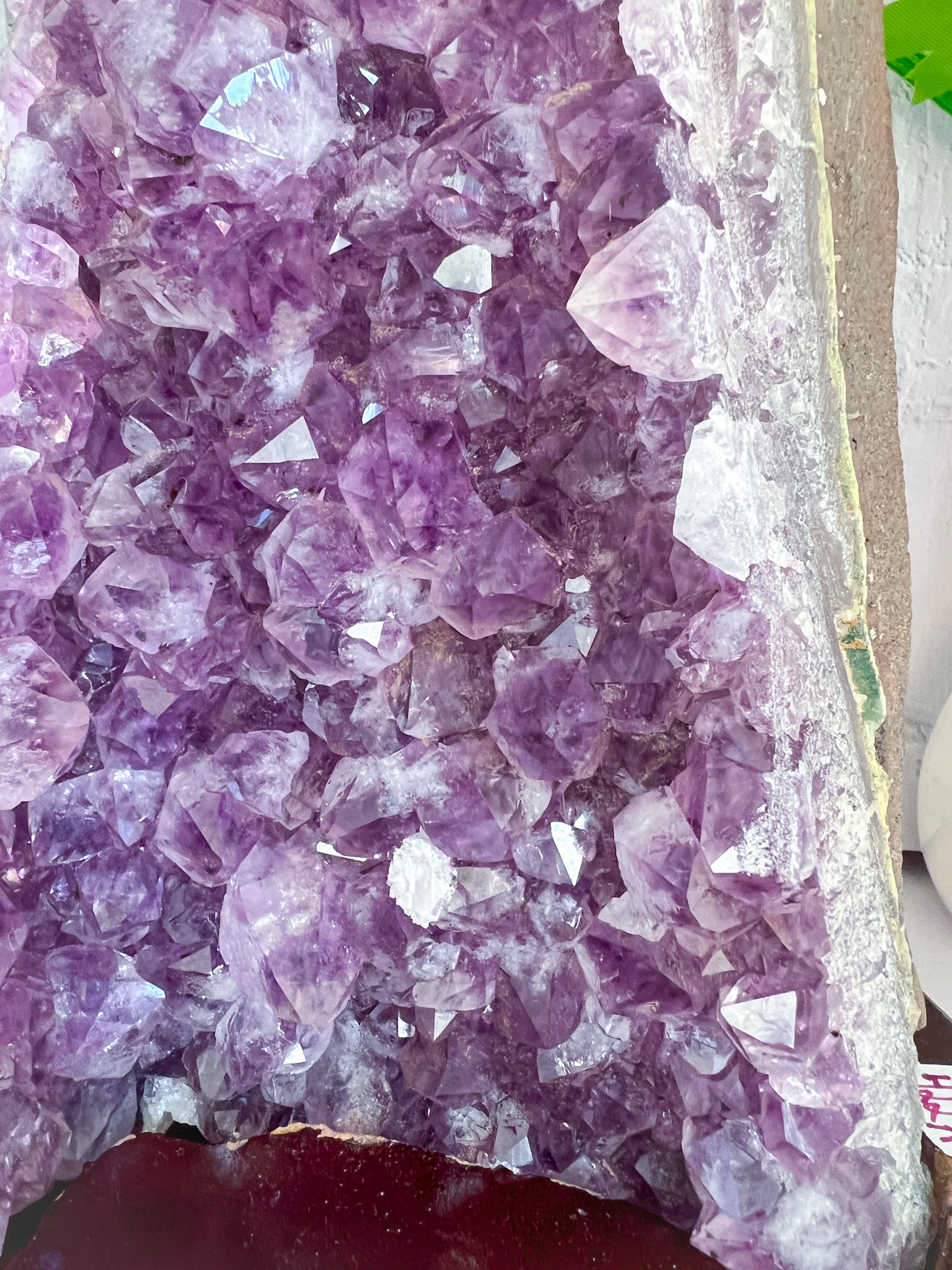 Raw Amethyst with Custom Stand - Crystal Love Treasures