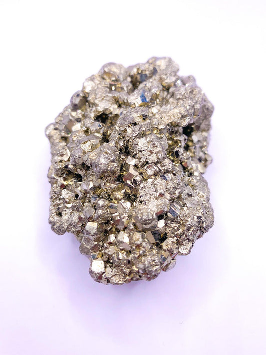 Raw Peruvian Pyrite Cluster - Crystal Love Treasures