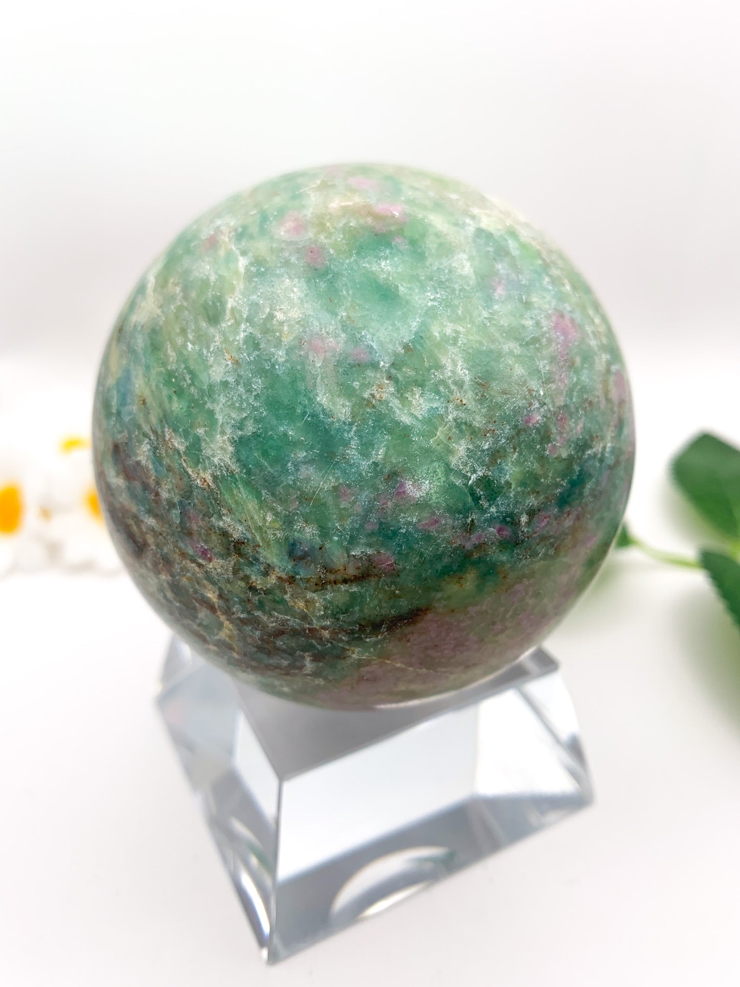 Ruby Kyanite Sphere - Crystal Love Treasures