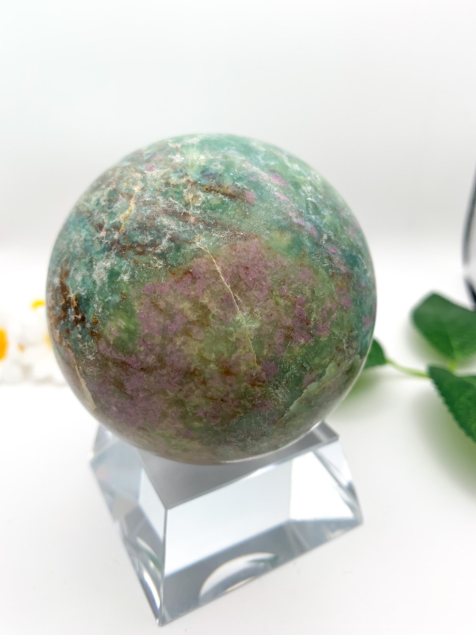 Ruby Kyanite Sphere - Crystal Love Treasures