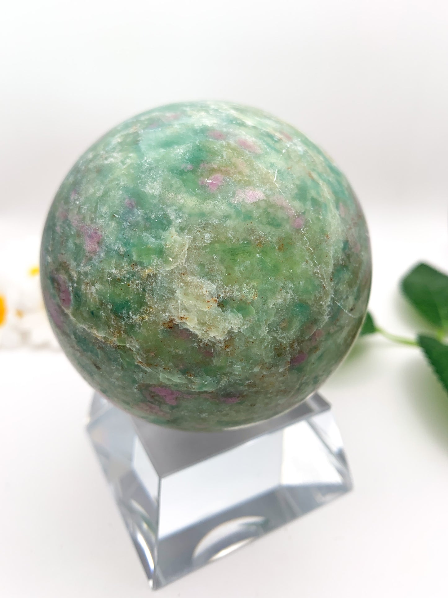 Ruby Kyanite Sphere - Crystal Love Treasures
