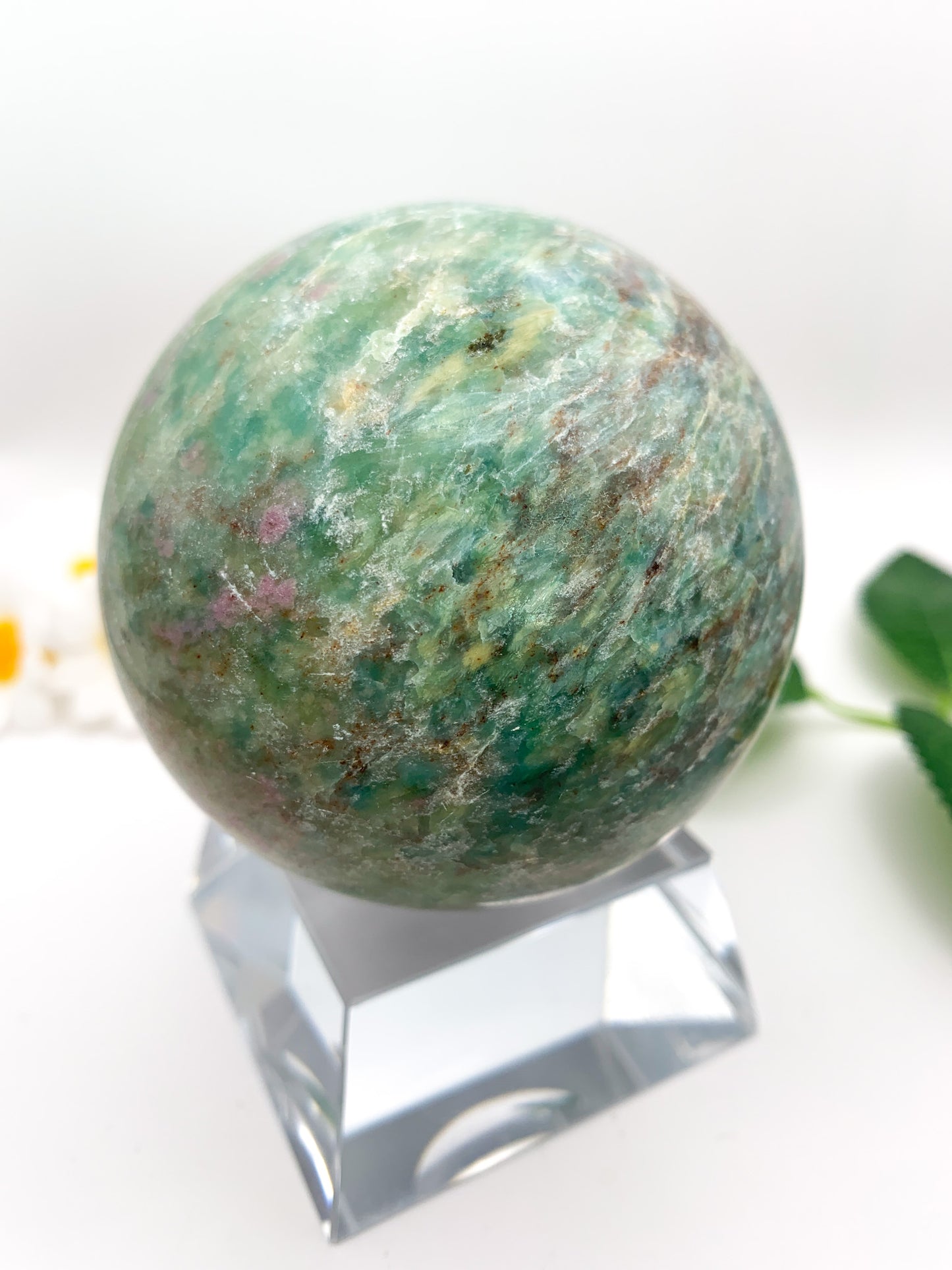 Ruby Kyanite Sphere - Crystal Love Treasures