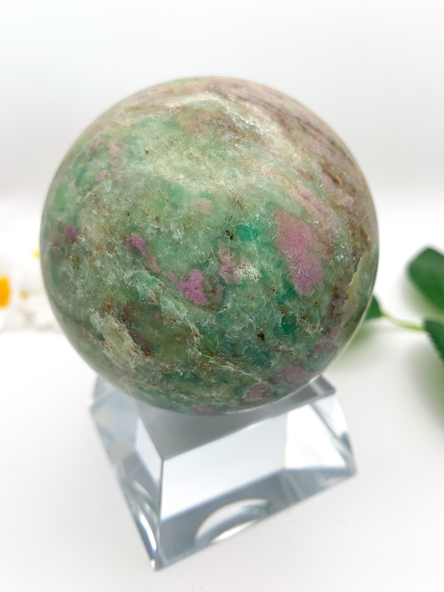 Ruby Kyanite Sphere - Crystal Love Treasures