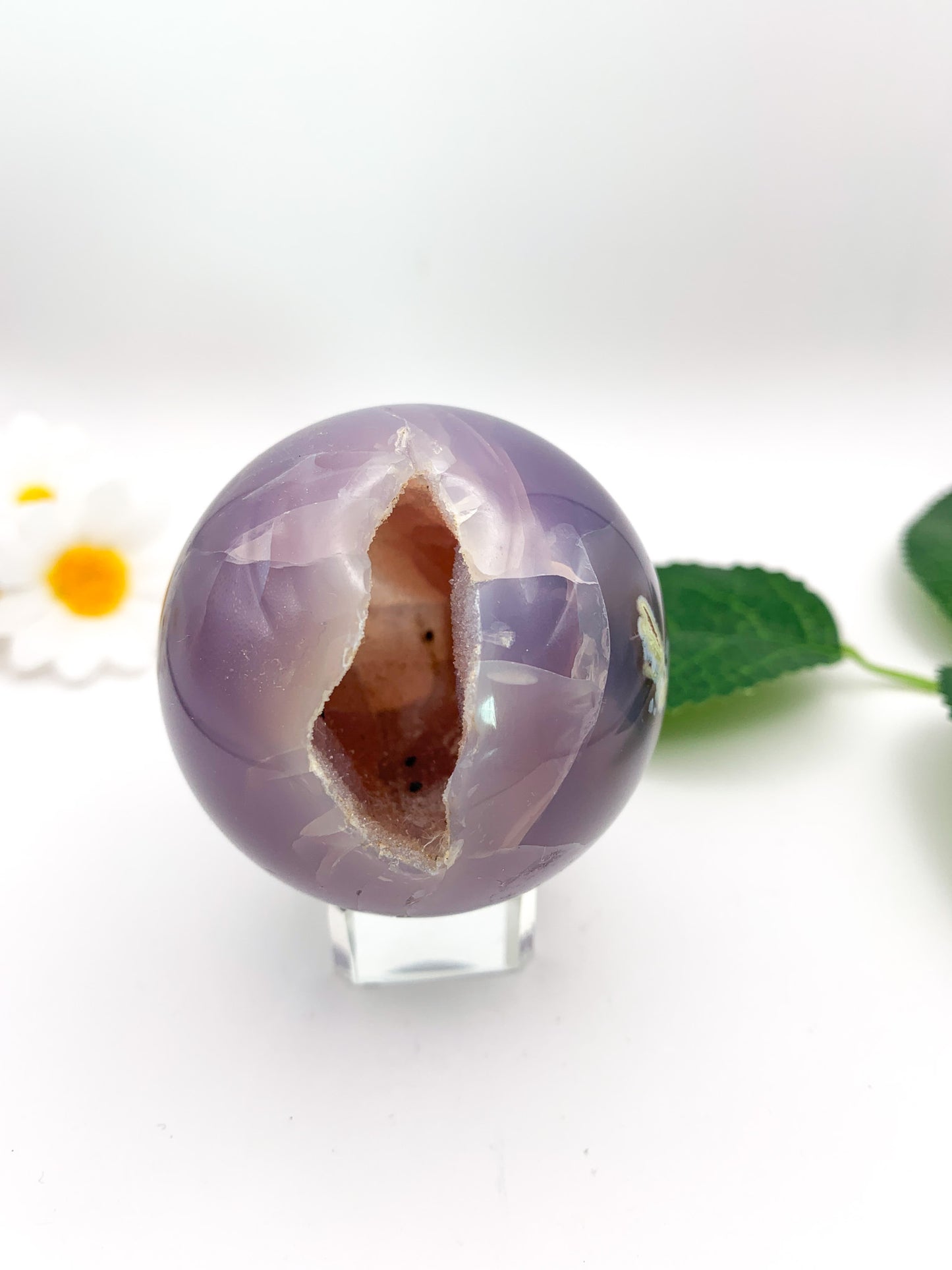 Druzy Agate Sphere - Crystal Love Treasures