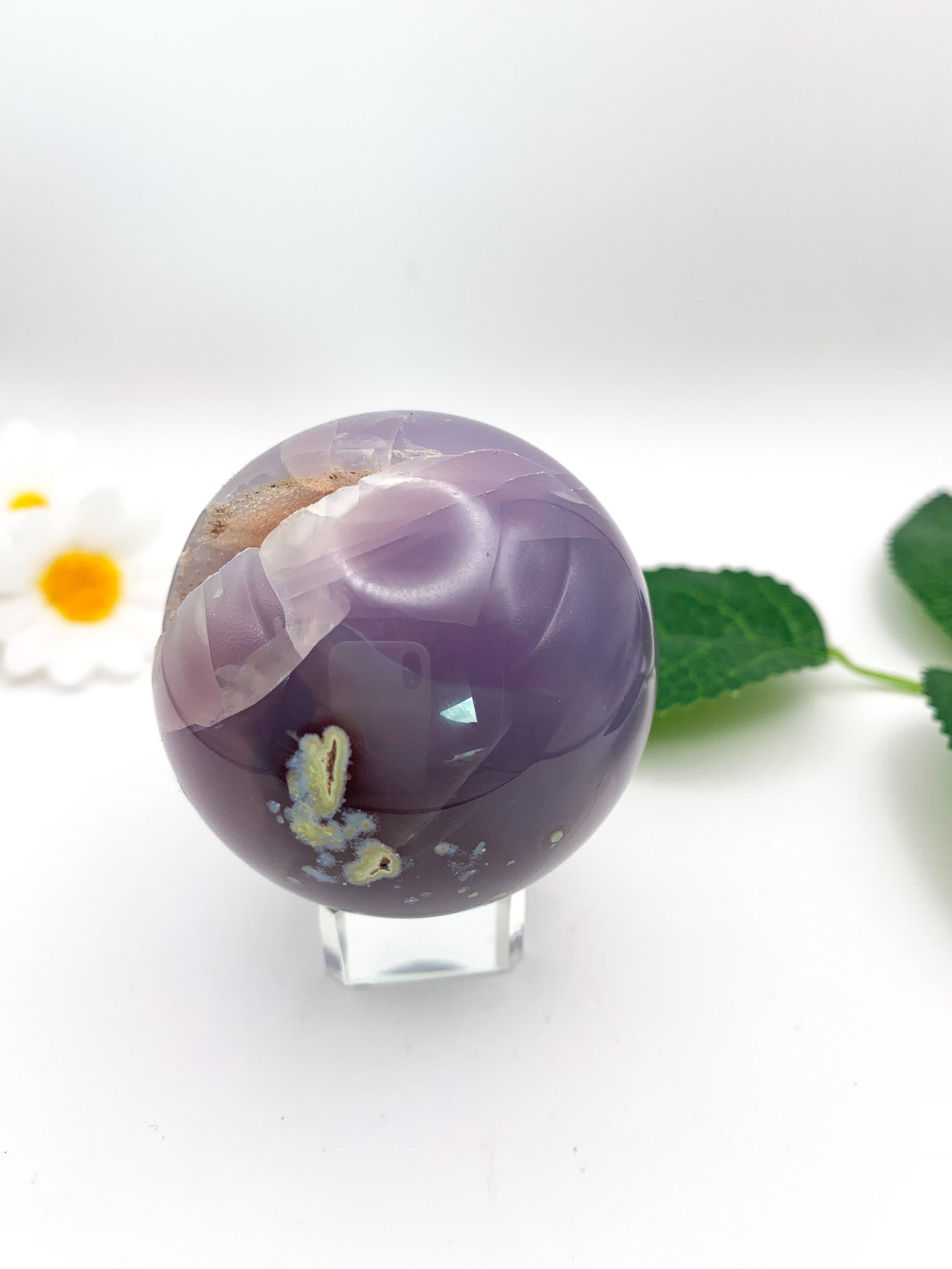 Druzy Agate Sphere - Crystal Love Treasures
