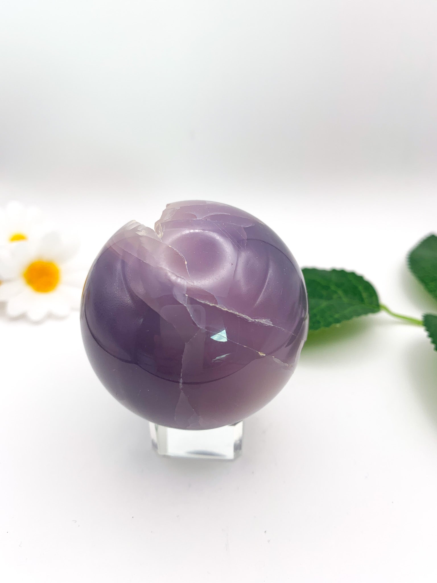 Druzy Agate Sphere - Crystal Love Treasures