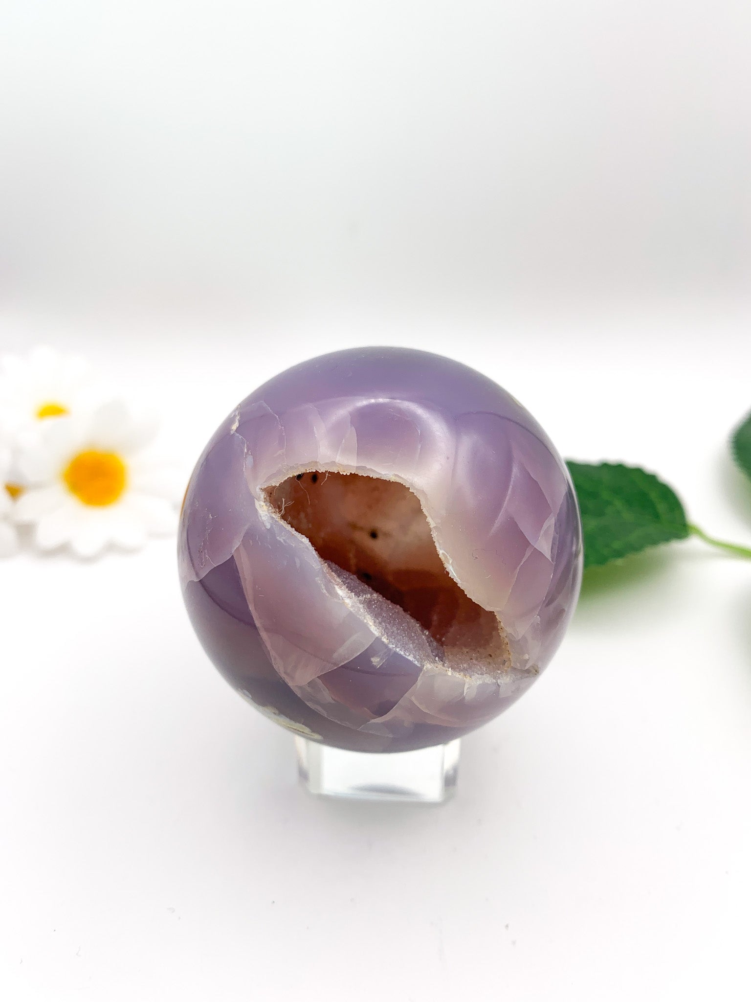Druzy Agate Sphere - Crystal Love Treasures
