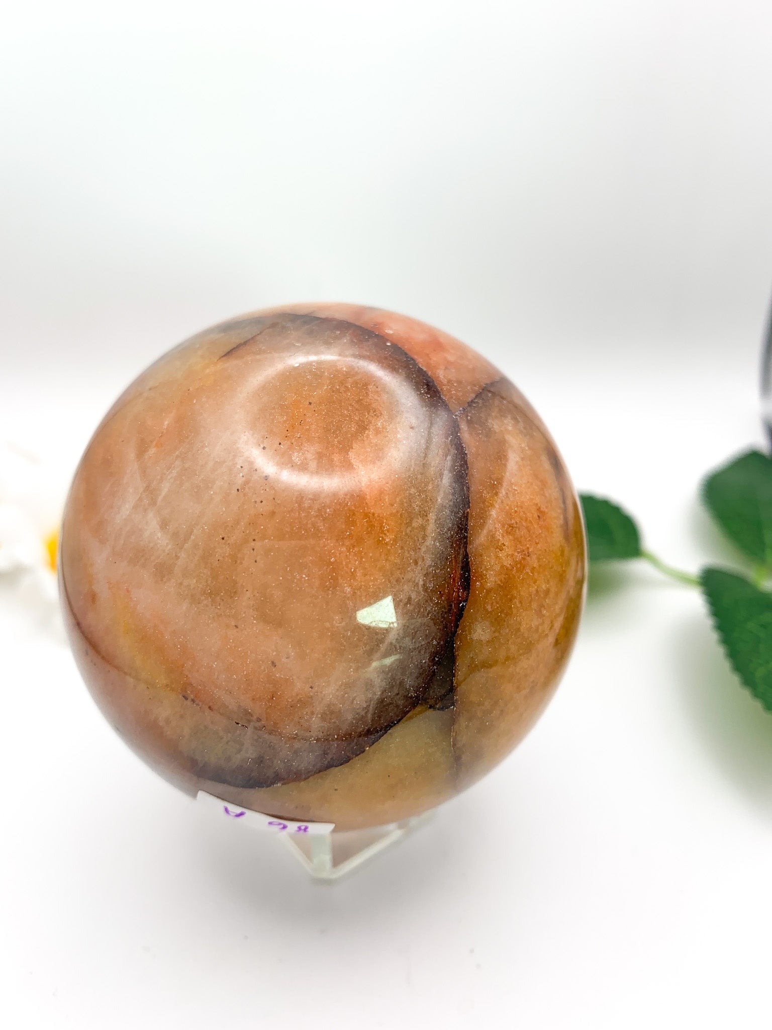 Carnelian Agate Sphere - Crystal Love Treasures