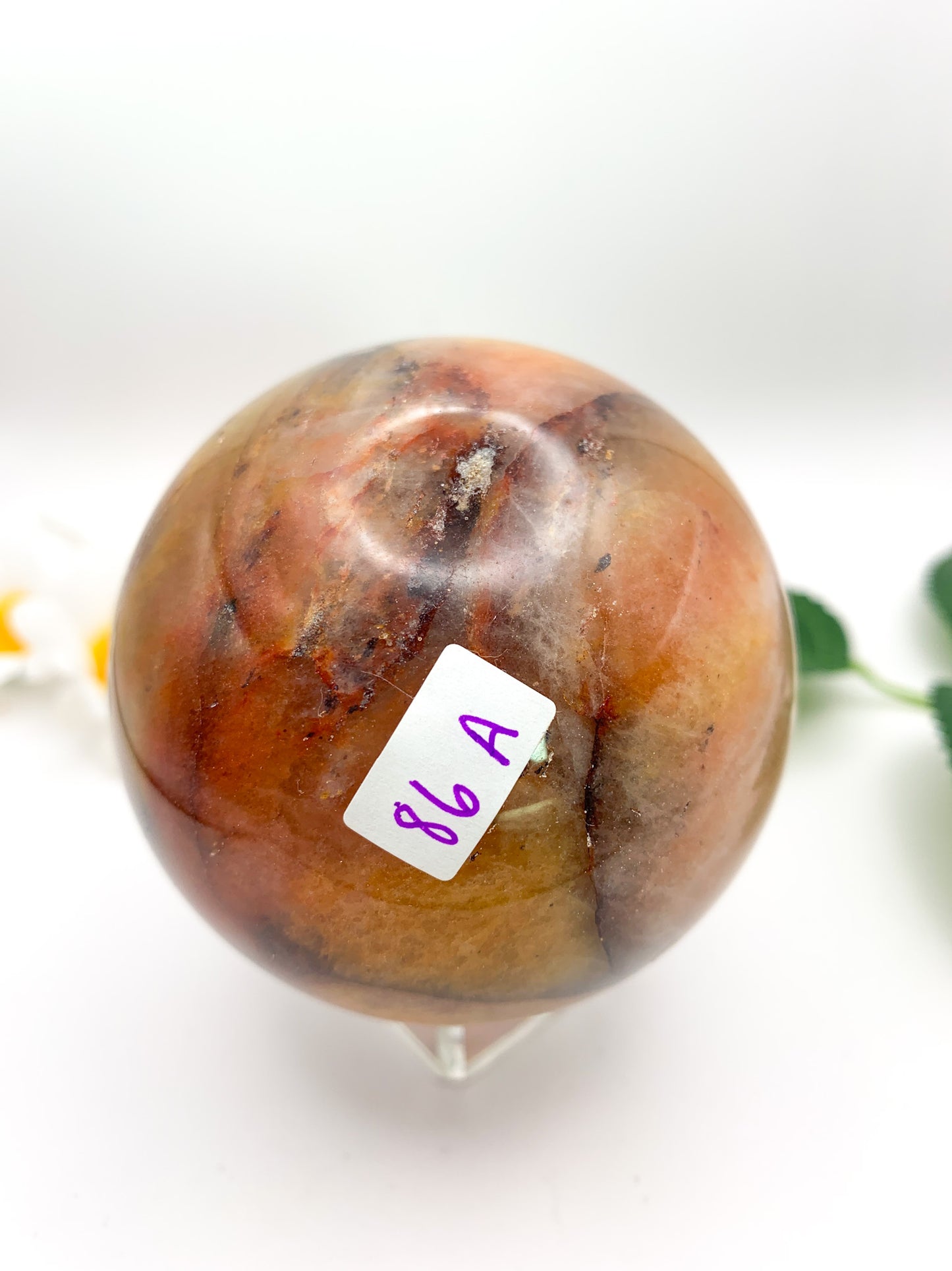 Carnelian Agate Sphere - Crystal Love Treasures