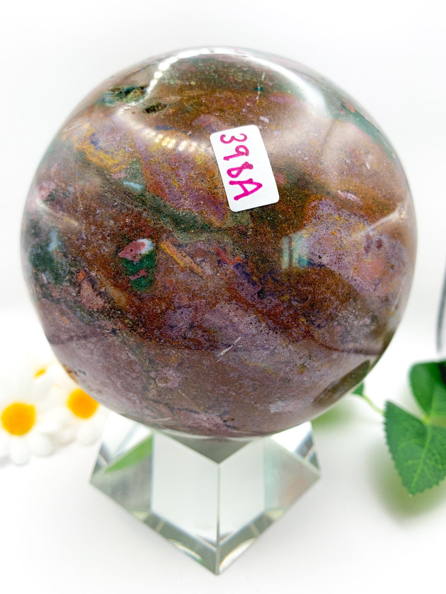 Ocean Jasper Sphere XL - Crystal Love Treasures