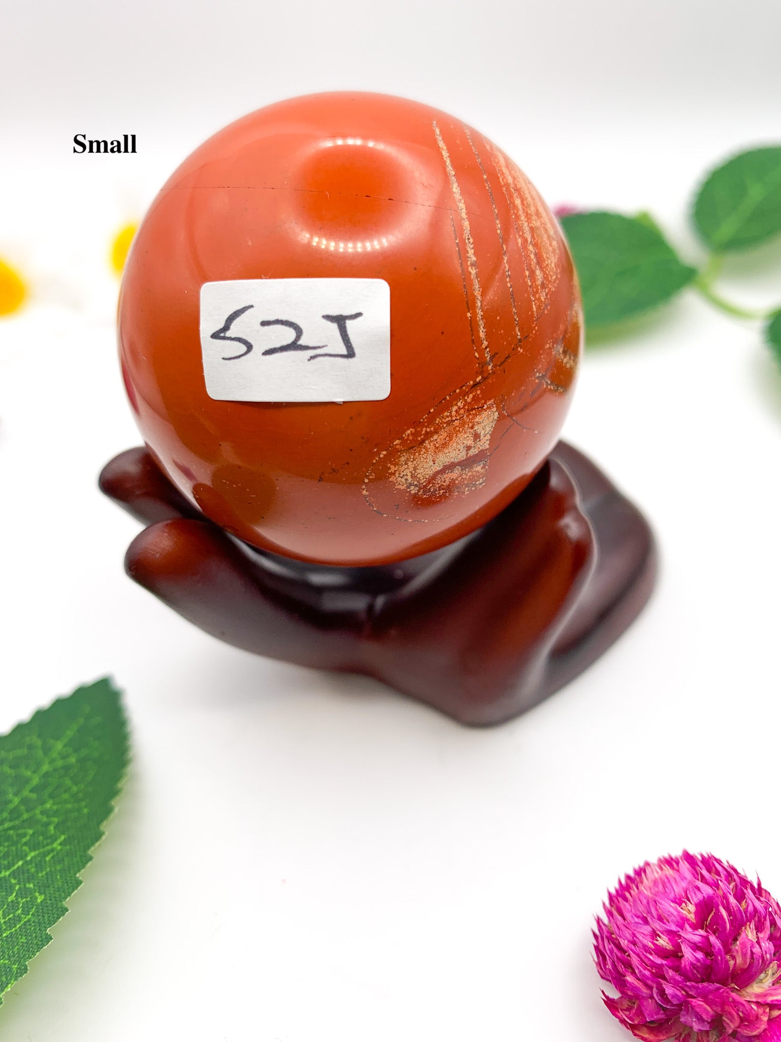 red jasper sphere
