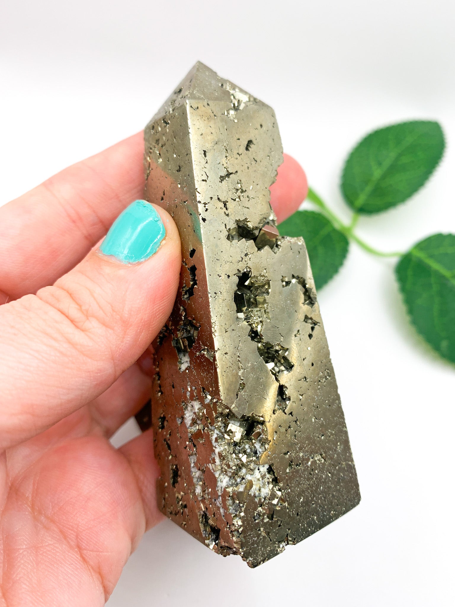 Pyrite Tower (Peruvian) - Crystal Love Treasures