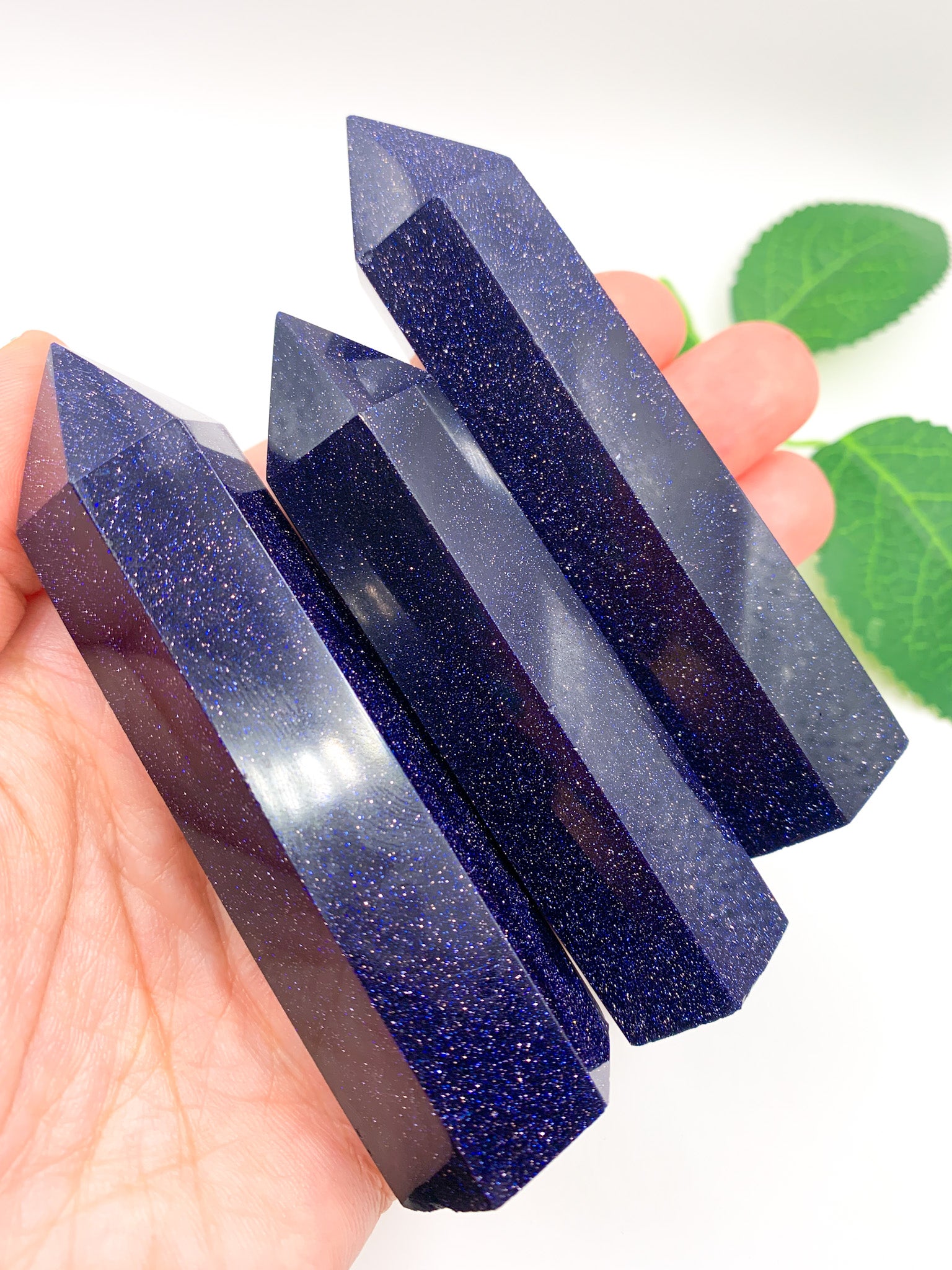 Blue Sandstone Tower - Crystal Love Treasures