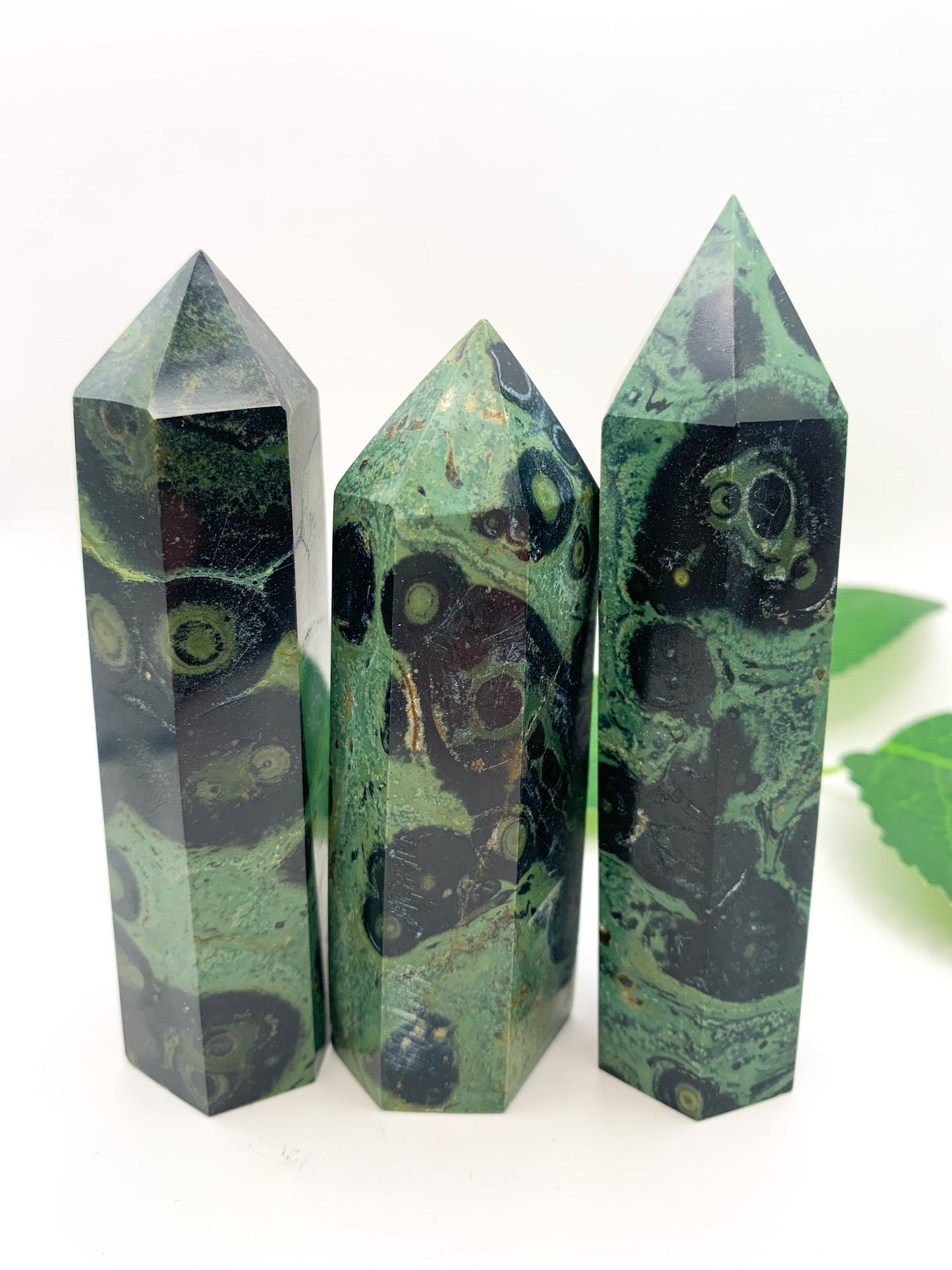 Kambaba Jasper Tower - Crystal Love Treasures