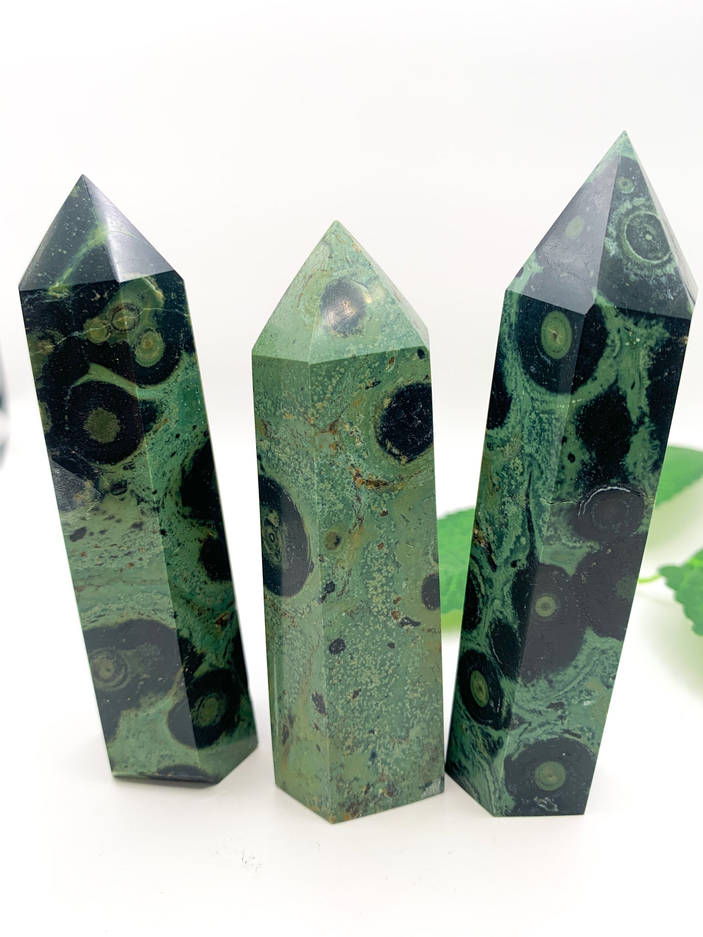 Kambaba Jasper Tower - Crystal Love Treasures