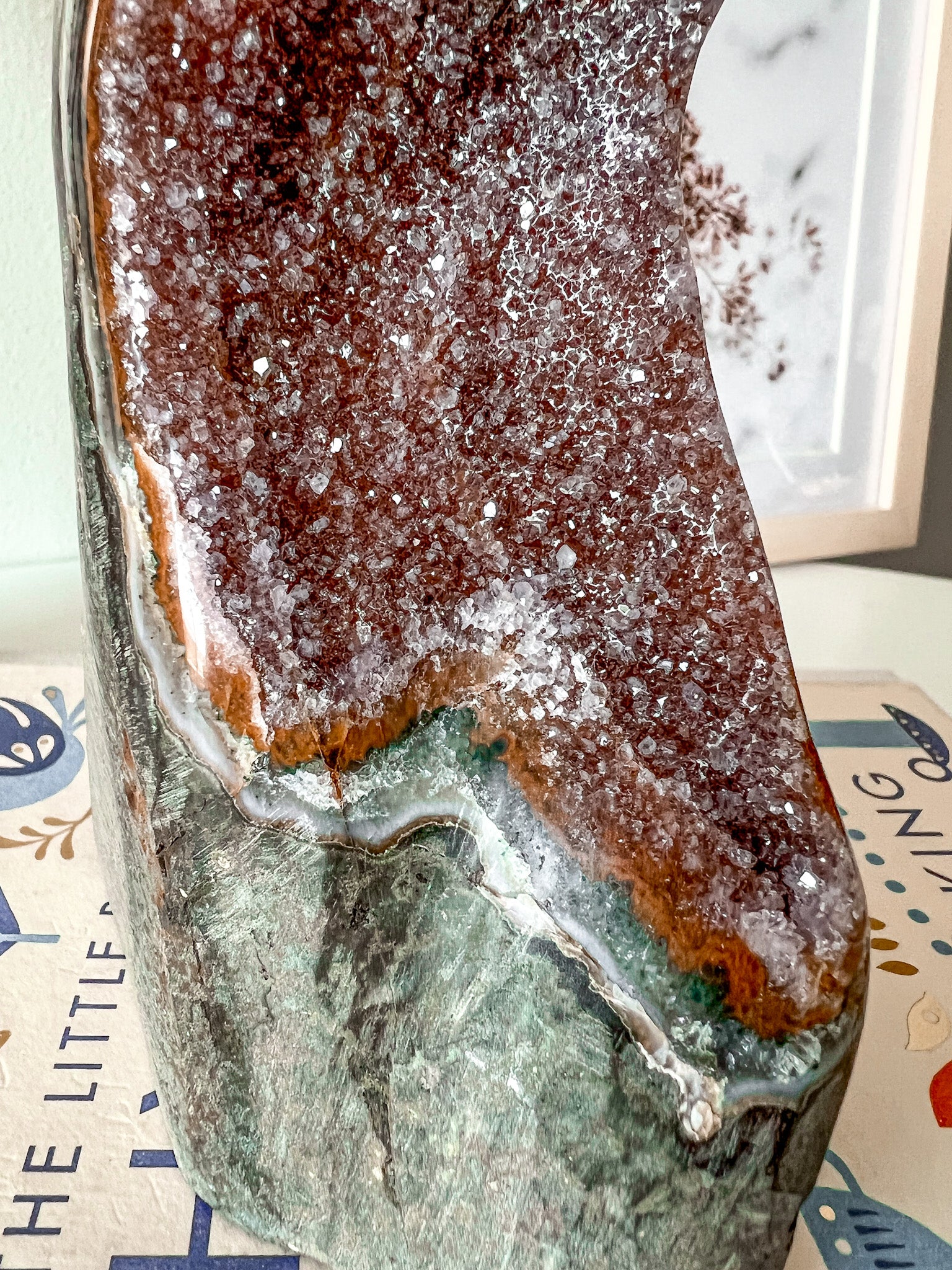 Rainbow Amethyst Free Form Cut Base - Crystal Love Treasures