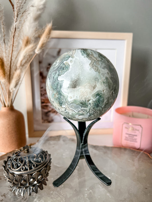 Moss Agate Sphere