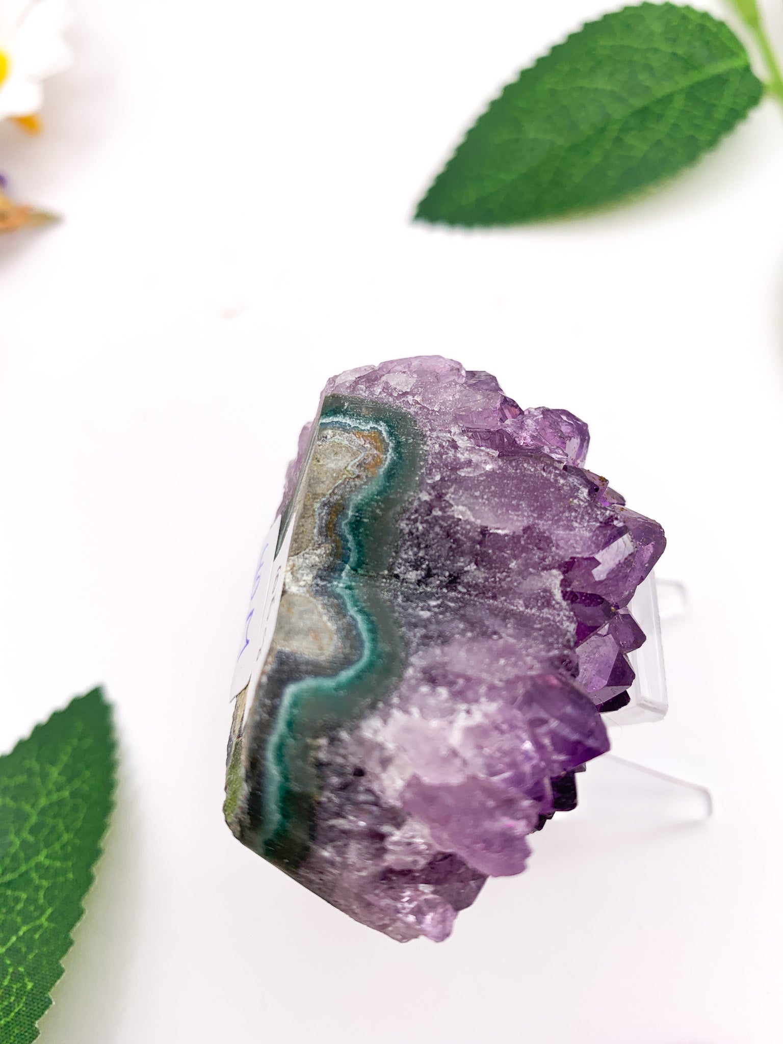 Druzy Amethyst Geode Heart - Crystal Love Treasures