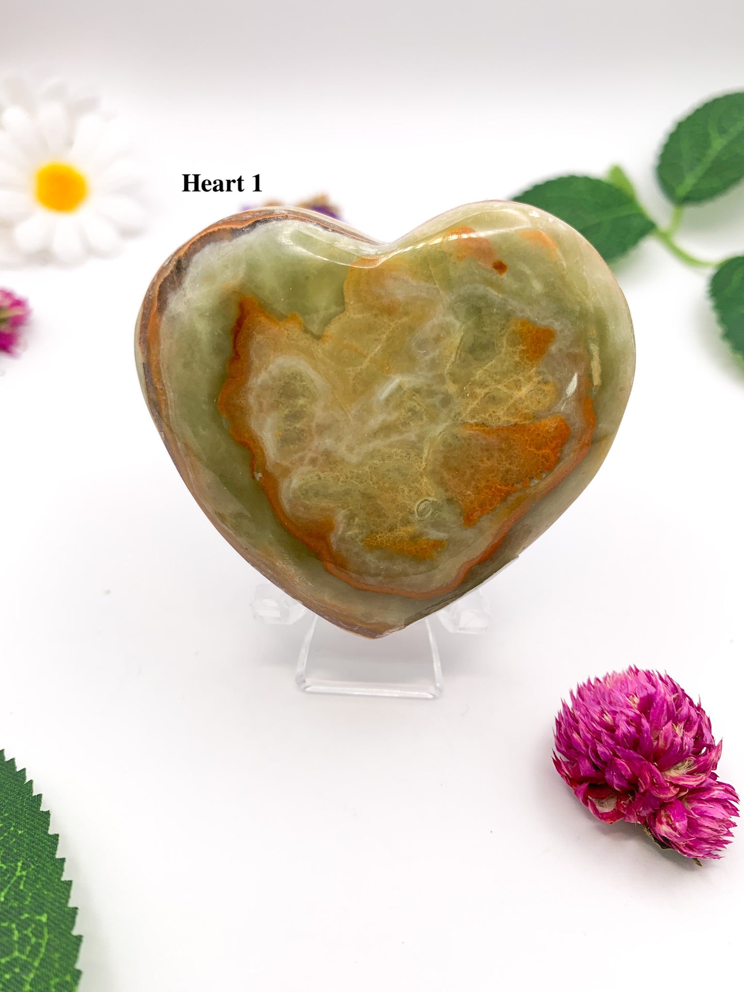 Mixed Calcite Heart - Crystal Love Treasures