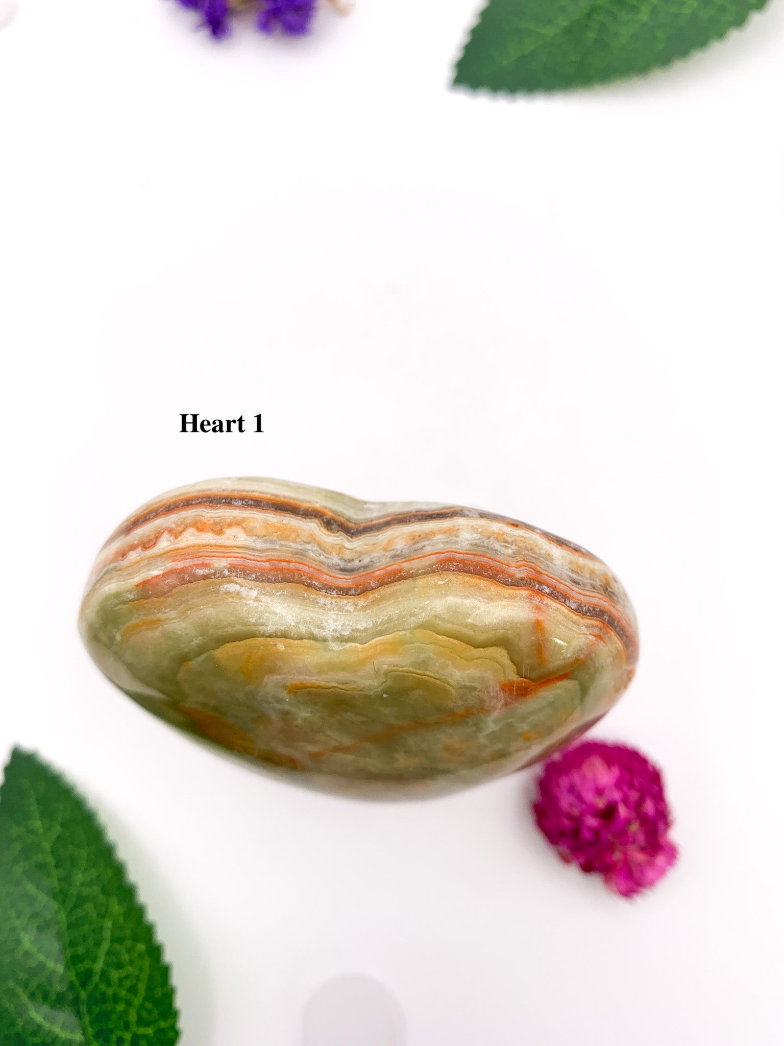 Mixed Calcite Heart - Crystal Love Treasures