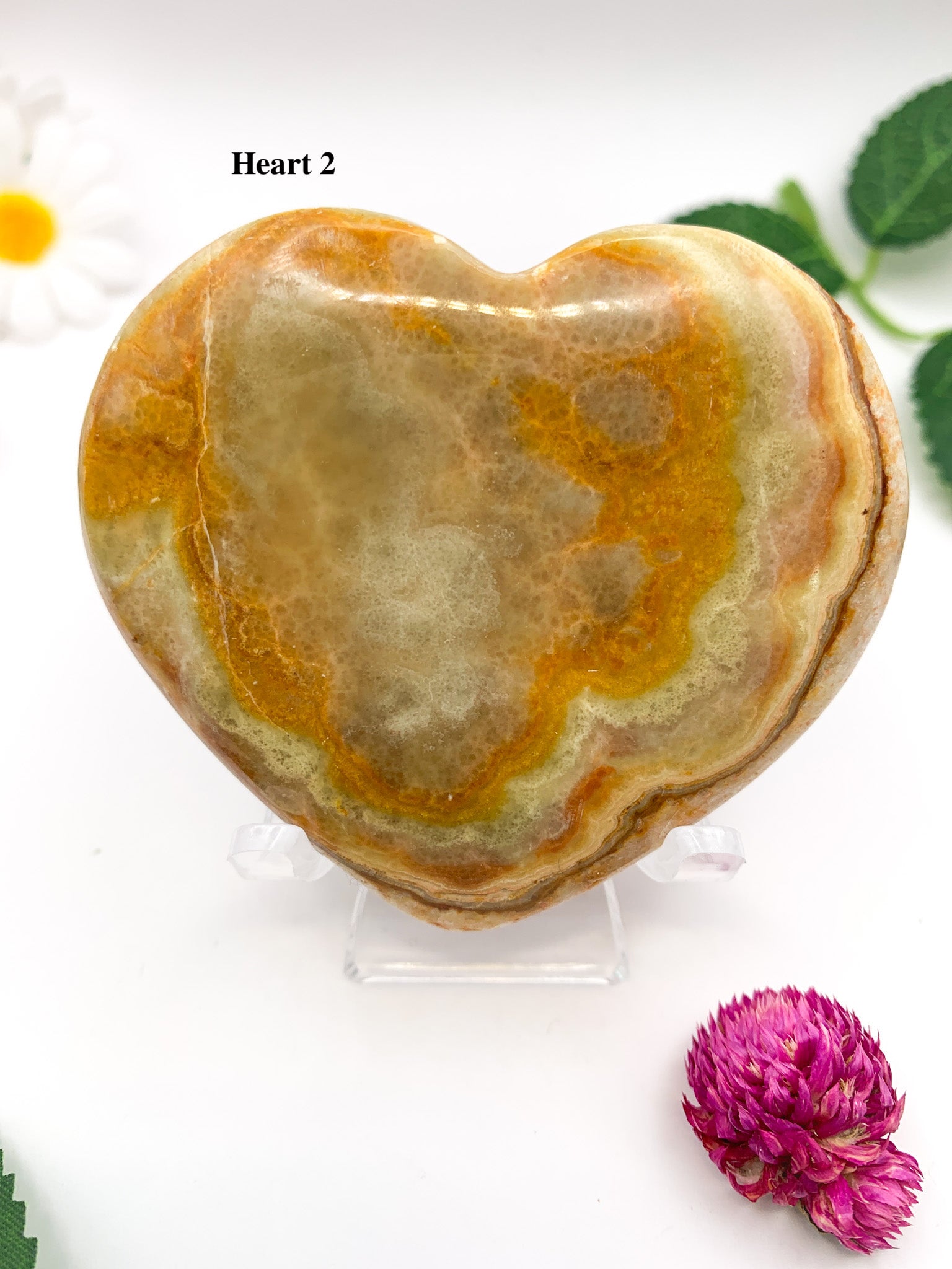 Mixed Calcite Heart - Crystal Love Treasures