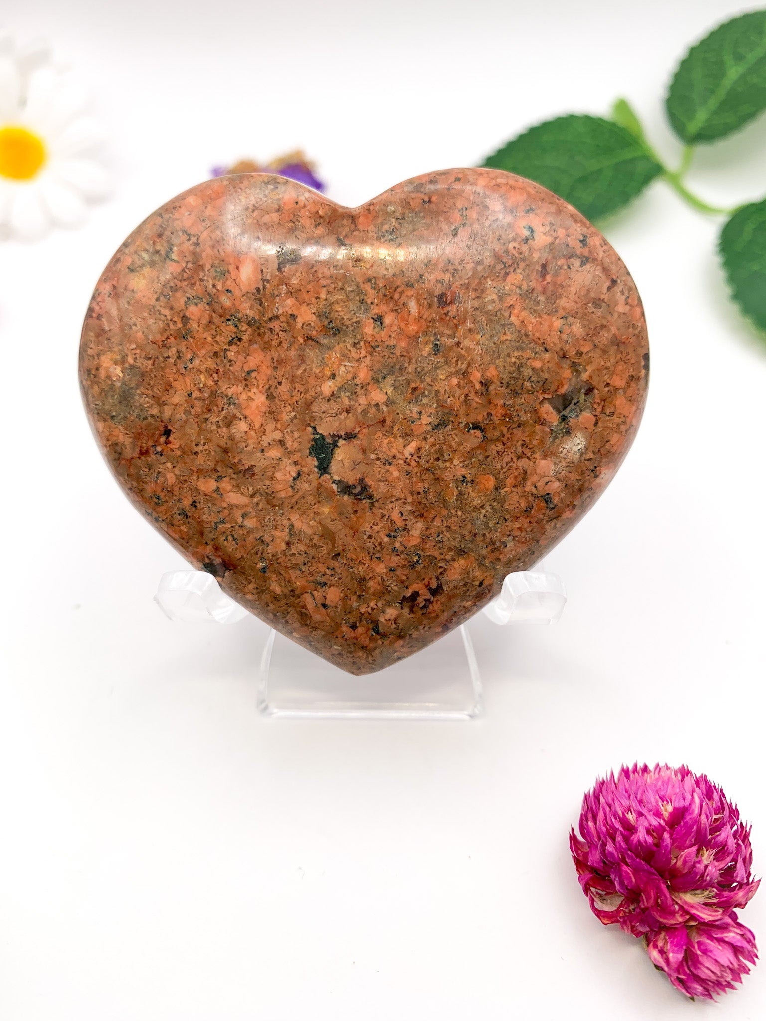 Mixed Calcite Heart - Crystal Love Treasures