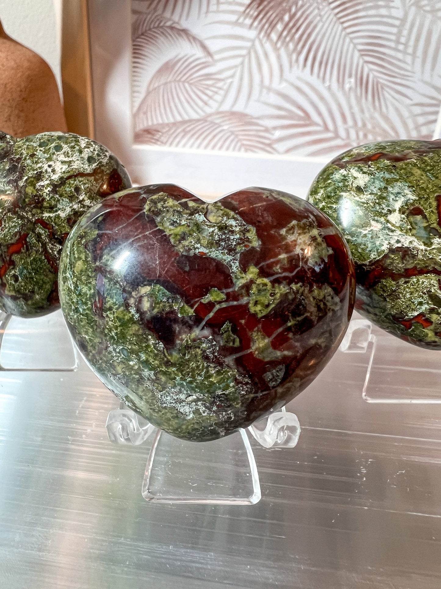 Dragon's Blood Jasper Heart